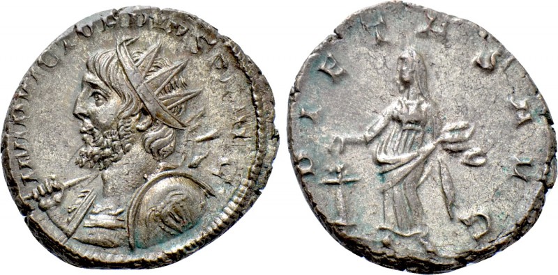 VICTORINUS (269-271). Antoninianus. Treveri.

Obv: IMP VICTORINVS P F AVG.
Ra...