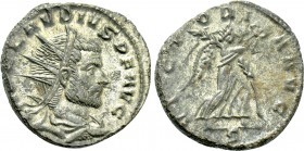 CLAUDIUS II GOTHICUS (268-270). Antoninianus. Mediolanum.
