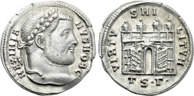 GALERIUS (Caesar, 293-305). Argenteus. Thessalonica.