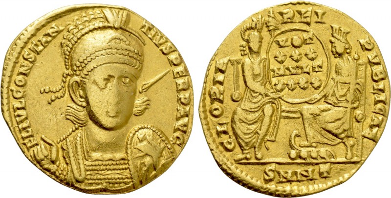 CONSTANTIUS II (337-361). GOLD Solidus. Nicomedia. 

Obv: FL IVL CONSTANTIVS P...