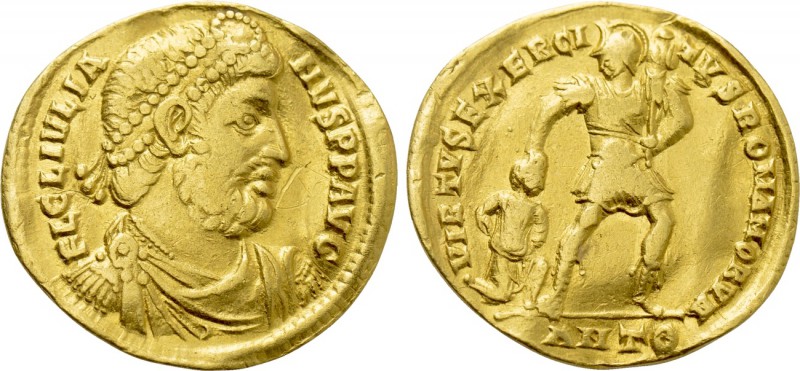 JULIAN II APOSTATA (360-363). GOLD Solidus. Antioch. 

Obv: FL CL IVLIANVS P P...