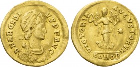 ARCADIUS (383-408). GOLD Tremissis. Constantinople.