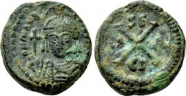 MAURICE TIBERIUS (582-602). Decanummium. Syracuse.