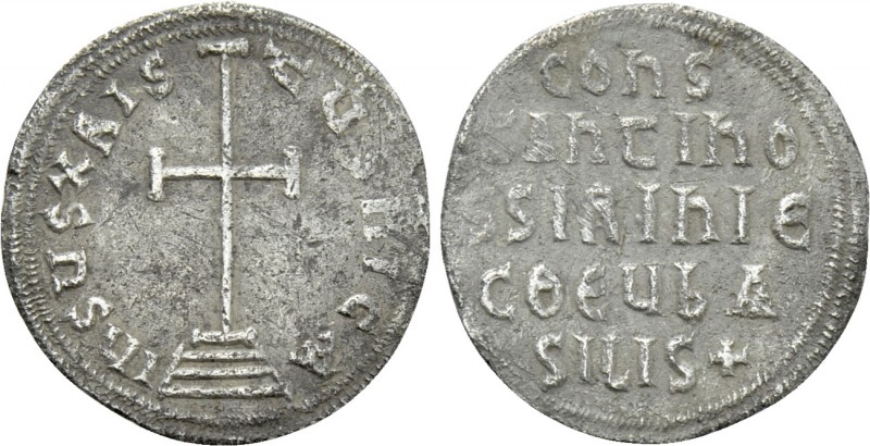 CONSTANTINE VI & IRENE (780-797). Miliaresion. Constantinople. 

Obv: IҺSЧS XR...