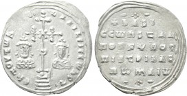 BASIL II BULGAROKTONOS with CONSTANTINE VIII (976-1025). Miliaresion.