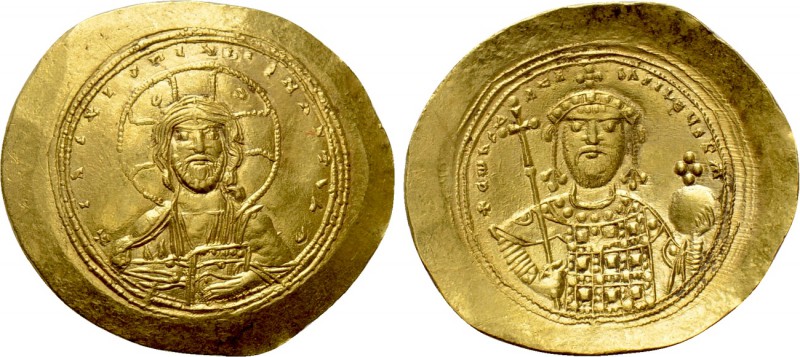 CONSTANTINE IX MONOMACHUS (1042-1055). GOLD Histamenon Nomisma. Constantinople....