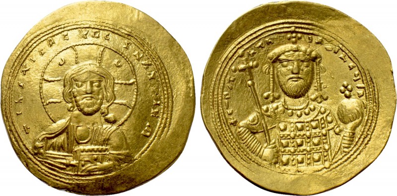 CONSTANTINE IX MONOMACHUS (1042-1055). GOLD Histamenon Nomisma. Constantinople. ...