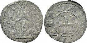 ANONYMOUS (Circa 1320-1350). BI Tornese. Uncertain mint, possibly Constantinople. "Politikon" coinage.