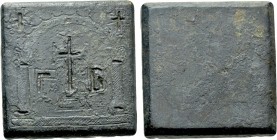 COMMERCIAL WEIGHT (Circa 4th-6th centuries). Ae Two Ounce Weight.
