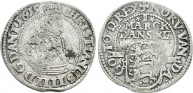 DENMARK. Christian IV (1588-1648). Mark (1615) København (Copenhagen).