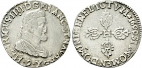 FRANCE. Henri IV (1589-1610). Demi-franc (1600-9). Rennes.