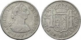 PERU. Carlos III (1759-1788). 4 Reales (1777 LIMÆ-MJ). Mexico City.