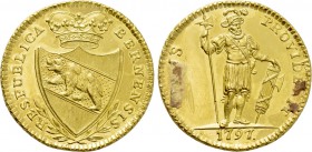 SWITZERLAND. Bern. GOLD 2 Duplone (1797).