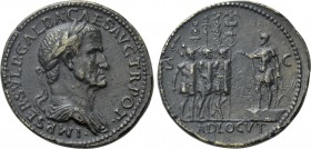 GALBA (68-69). Ae Medallion "Paduan".