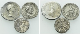 3 Scarce Roman Silver Coins.