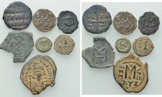 7 Byzantine coins.
