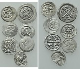 7 Hungarian Medieval Coins.