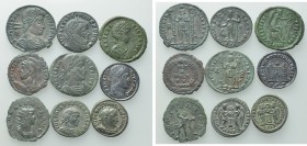 9 Late Roman Coins.