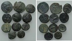 11 Greek Coins; including 4 Coins from the BCD Collection (With Tickets).