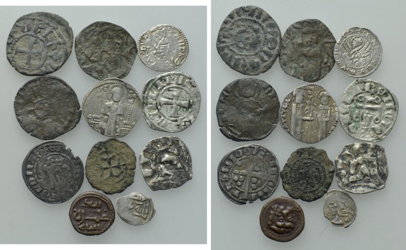 11 Medieval Coins. 

Obv: .
Rev: .

. 

Condition: See picture.

Weight...