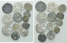 12 Medieval Coins.