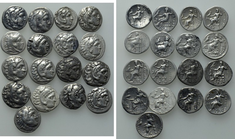 17 Drachms of Alexander the Great. 

Obv: .
Rev: .

. 

Condition: See pi...
