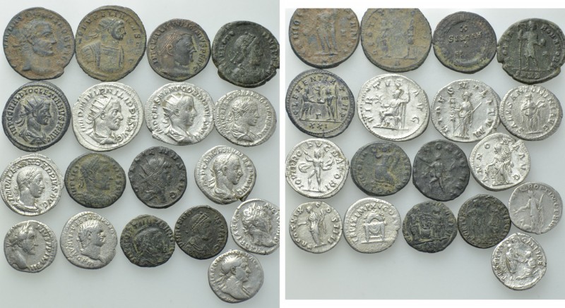 18 Roman Coins. 

Obv: .
Rev: .

. 

Condition: See picture.

Weight: g...