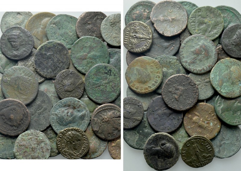 29 Roman Imperial and Provincial Coins. 

Obv: .
Rev: .

. 

Condition: S...