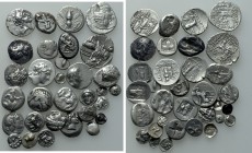 33 Greek Coins.