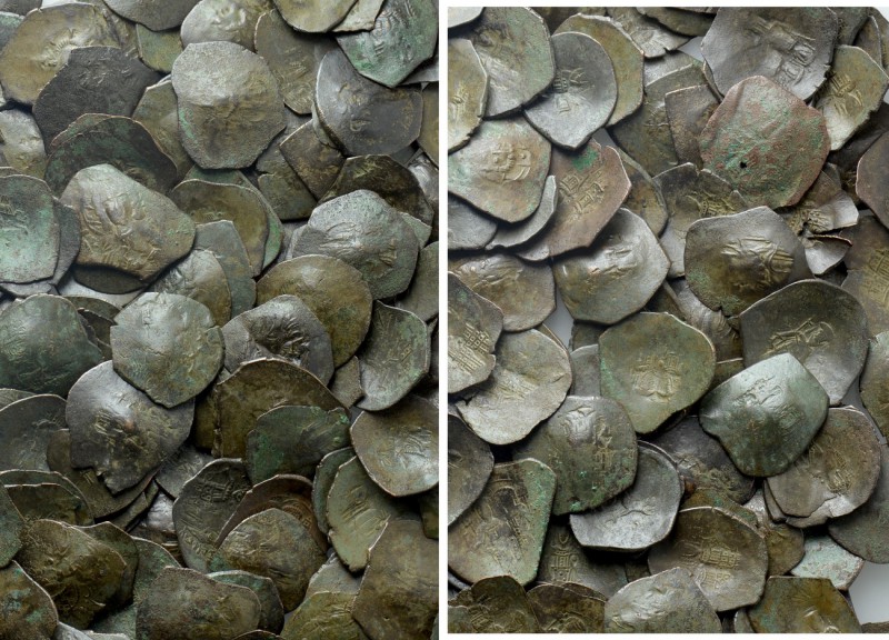 Circa 220 Late Byzantine Cup Coins. 

Obv: .
Rev: .

. 

Condition: See p...