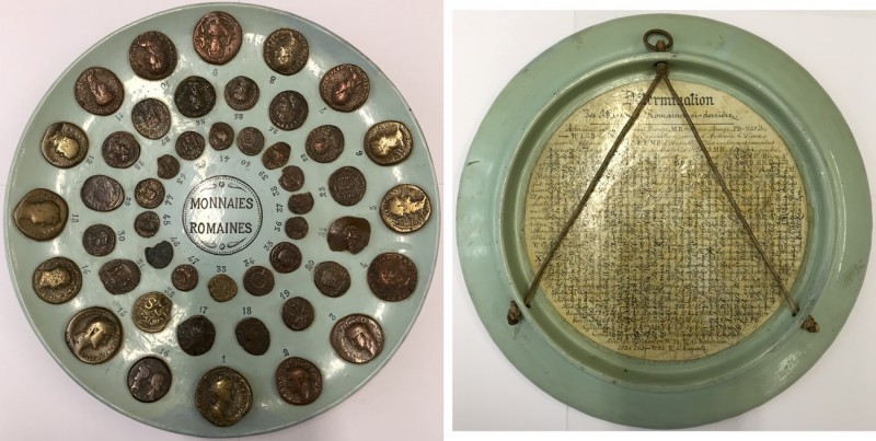 Roman Coin Collection Created by the French Archeologist Francois De Saint Cyr i...