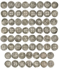 Genève 
Lot de 31 pièces : un ensemble académique de 31 pièces d'un sol non daté G. Demole 190 (31 variantes de coin ou de légende); HMZ 2-303c; Stro...