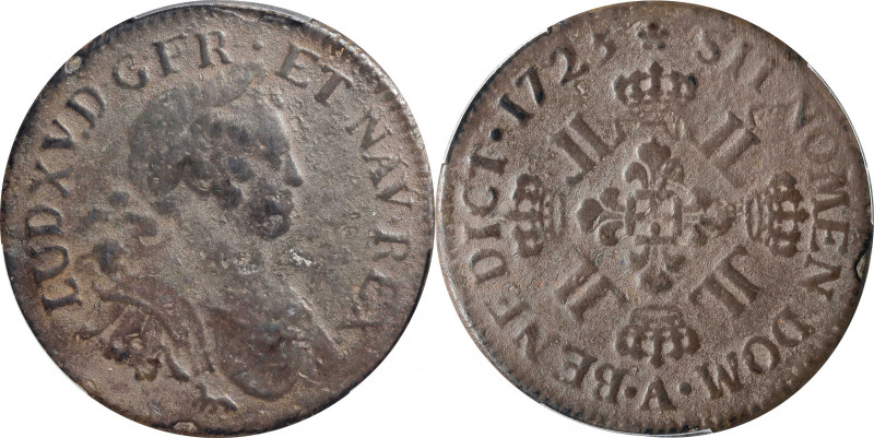 1725-A French Colonies Ecu. Paris Mint. Gadoury-320, Breen-Unlisted. Le Chameau ...