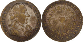 Circa 1793 Washington Success Token. Large Size. First Obverse. Musante GW-41, Baker-265A, Breen-1287. Brass. Plain edge. AU-50 (PCGS).

25.4 mm. 62...