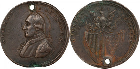 Circa 1795 Liberty and Security Penny. Musante GW-45, Baker-30, Breen-1254. Copper. Lettered edge, AN ASYLUM FOR THE OPPRESSED OF ALL NATIONS. EF Deta...