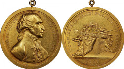 Circa 1859 Sansom Medal. Presidency Relinquished. U.S. Mint Restrike. Musante GW-59, Baker-72 (unlisted in gold), Julian PR-1. Gold. SP-55 (PCGS).

...