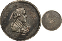 Circa 1800 Repub. Ameri. Medal. Musante GW-62, Baker-69A. White Metal. AU Details--Damaged (PCGS).

32.9 mm. 201.3 grains. Deeply patinated on both ...