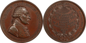 Circa 1800 Westwood Medal. Second Reverse. Musante GW-83, Baker-80A. Copper, Bronzed. MS-63 (PCGS).

40.5 mm. 556.0 grains. A lovely specimen featur...