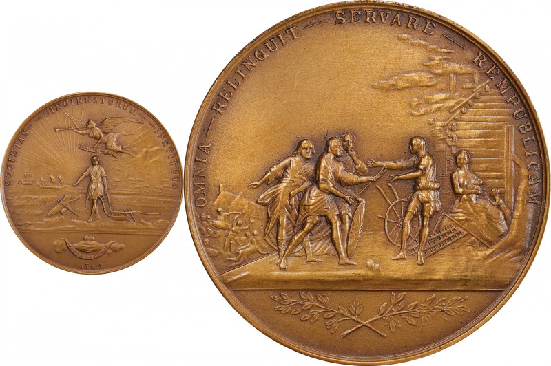 1914 Society of the Cincinnati Triennial Meeting Medal. Musante GW-Unlisted, Bak...