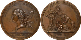 "1781" (1783) Libertas Americana Medal. Original. Paris Mint. By Augustin Dupre. Adams-Bentley 15, Betts-615. Bronze. MS-63 BN (NGC).

47.7 mm. Obv:...