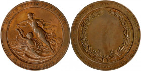 "1874" United States Treasury Department Second Class Life Saving Medal. By Anthony C. Paquet. Julian LS-10. Bronze. Extremely Fine.

44.6 mm. Unawa...