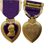 Purple Heart, Instituted 1782, Re-Instituted 3 February 1932. Barac-79. Awarded for Wounds Received in Battle During the 1899 Battle of Quingua in the...