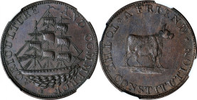 Undated (1838) Agriculture and Commerce. HT-24, Low-66, DeWitt-CE 1838-18, W-11-740a. Rarity-2. Copper. Plain Edge. MS-63 BN (NGC).

27.8 mm. Medal ...