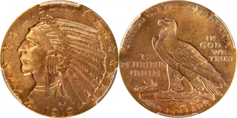 1912 Indian Half Eagle. MS-64+ (PCGS).

A delightful example that is knocking ...