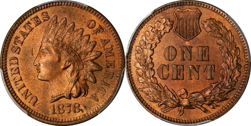 1878 Indian Cent. MS-64 RB (PCGS).

PCGS# 2131. NGC ID: 2285.