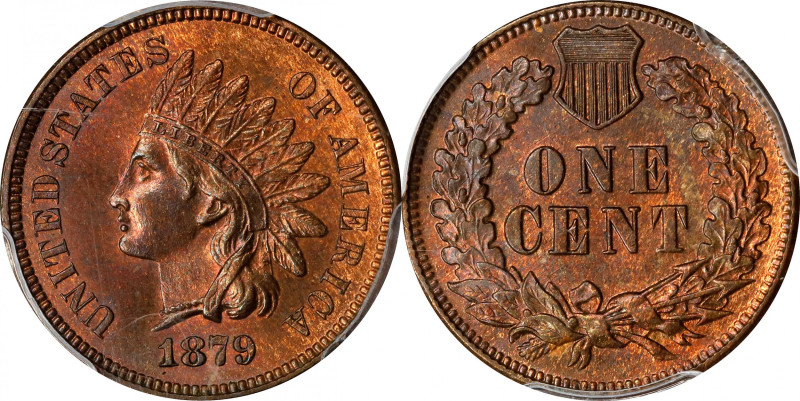 1879 Indian Cent. MS-64 BN (PCGS).

PCGS# 2133. NGC ID: 2286.