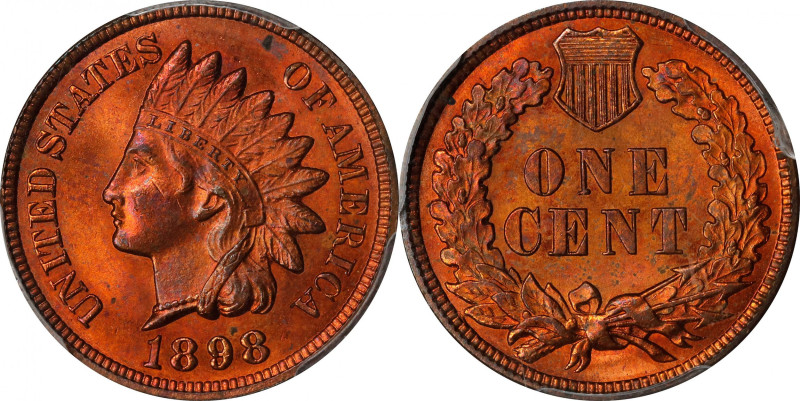 1898 Indian Cent. MS-65 RB (PCGS).

PCGS# 2200. NGC ID: 228T.