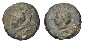 LATIUM - ROMA (289-245 a.C.) SERIE DIOSCURI / MERCURIO - SEMISSE gr.177 -D/Testa elmata di Marte o Minerva a s. con sotto una S orizzontale R/Testa di...