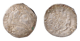 NAPOLI - FILIPPO IV (1621-1665) TARI' 1622 -D/Busto coronato a d. con dietro MC/C R/Stemma a cuore Ae - BB