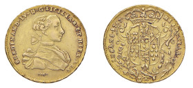 NAPOLI - FERDINANDO IV (1759-1816) 6 DUCATI 1767 - D/Busto a d. FERDINAND IV D G SICILIAR ET HIER REX Sotto: DeG R/Lo stemma coronato con ai lati le l...